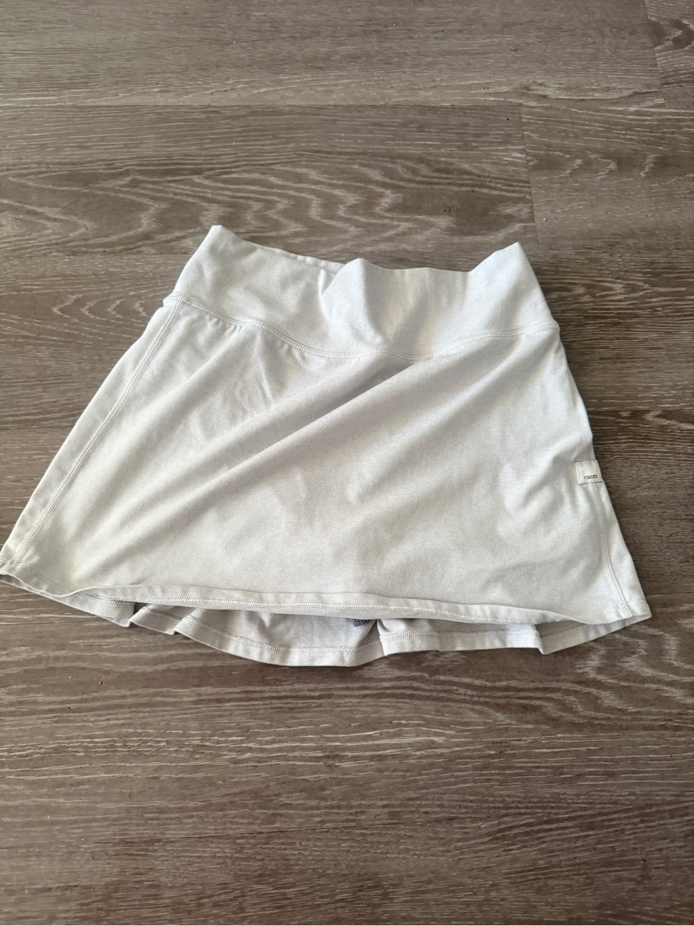 Vuori White Active Skort with Built-In Shorts